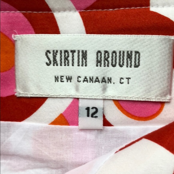 Skirtin Around (US made in CT) orange mod! Sz 12 - Picture 3 of 4